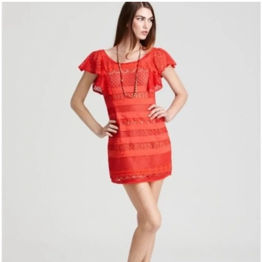 BCBGMaxAzaria Renata Red‎ Dress - Picture 12 of 14